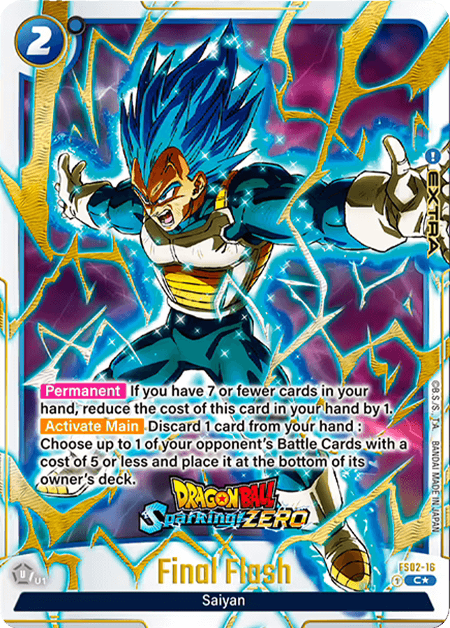 Dragon Ball Sparking ZERO Exclusive Cards - 3 playable cards +1