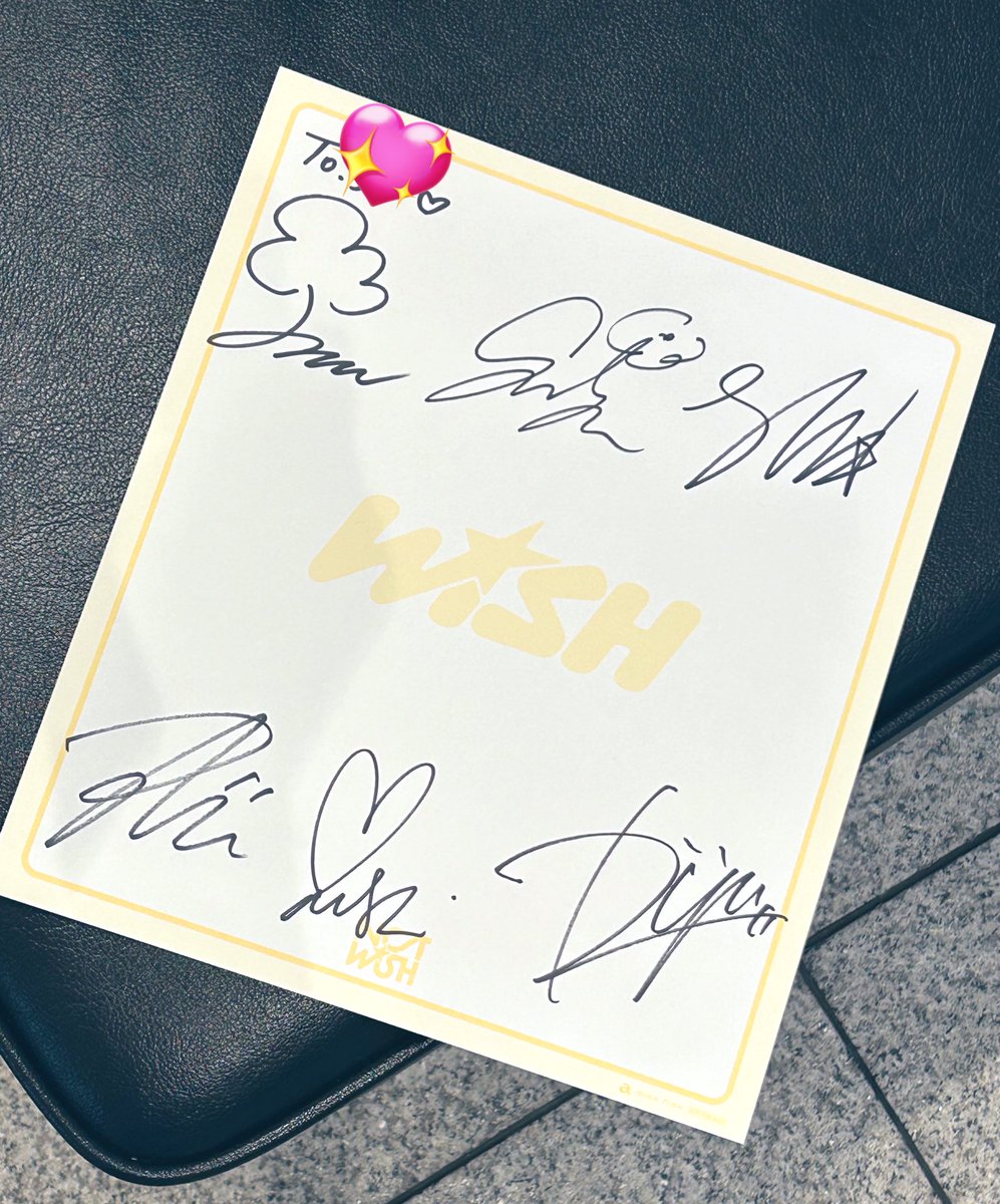 240610 NCT WISH リリイベ メンバー全員サイン会 空港ビジュのまま登場