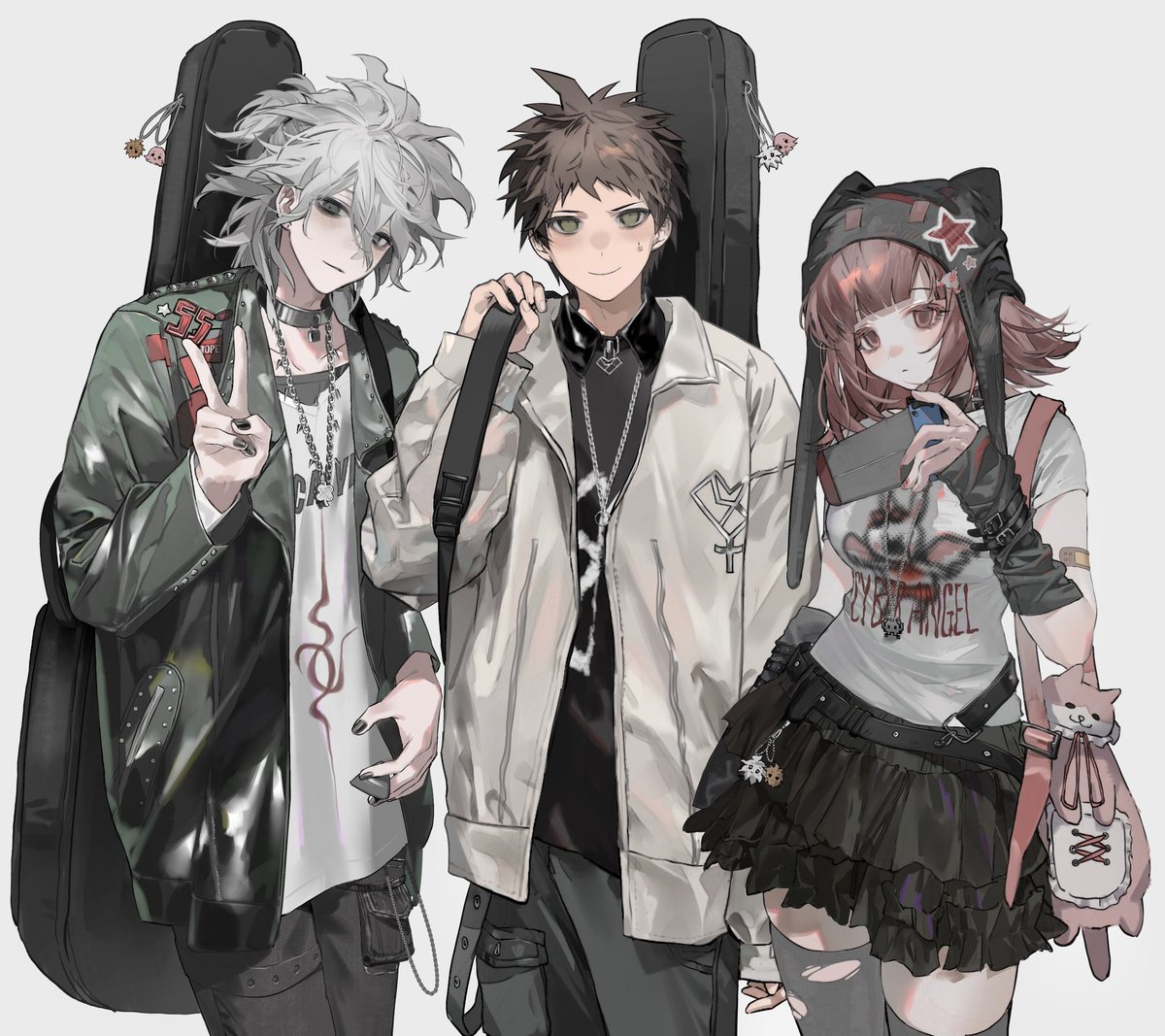 日向創 ,狛枝凪斗 ,七海千秋 「」|Nothekiosh1_のイラスト