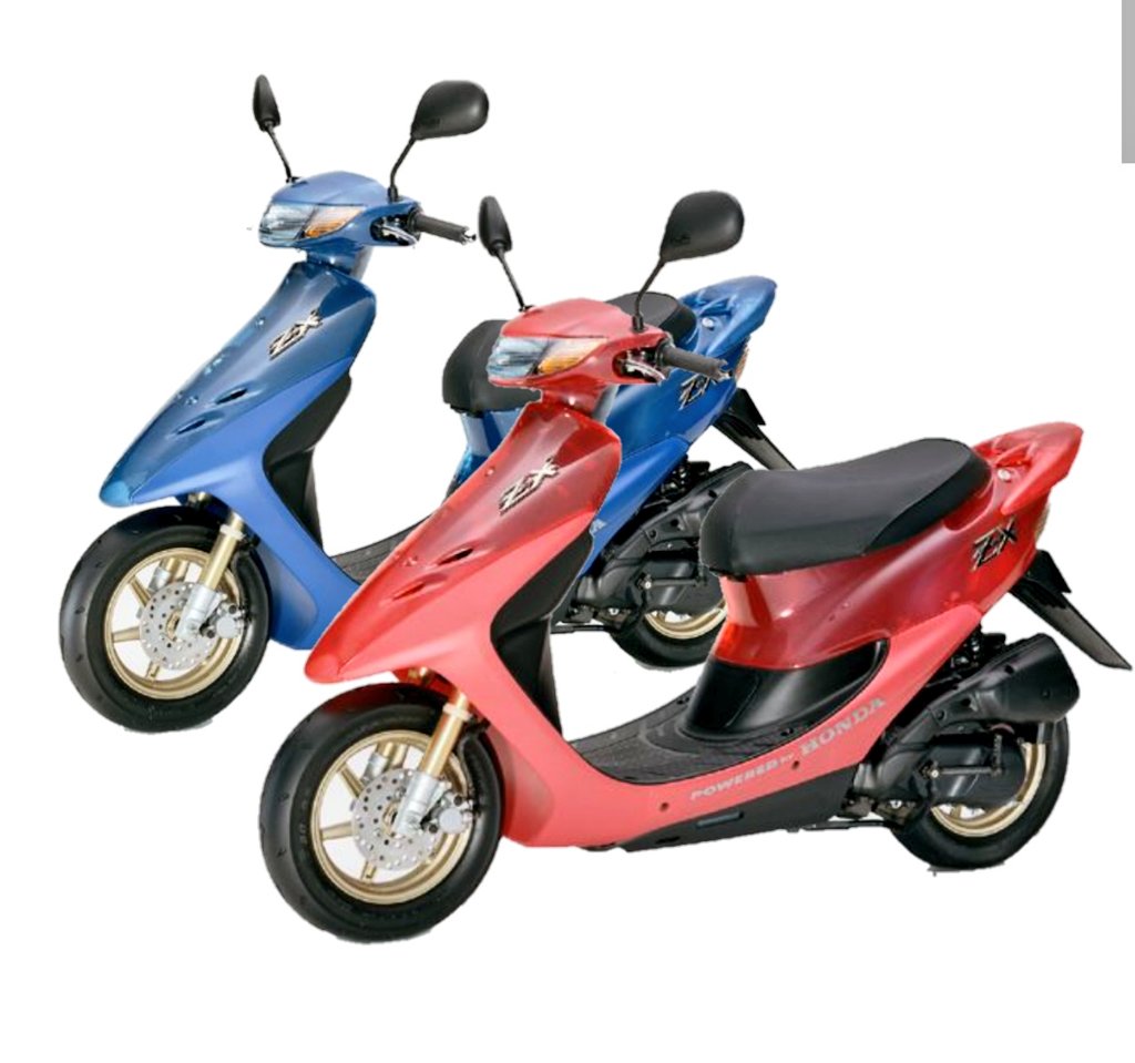 2529.ライブ Dio ZX スケルトン 2000年本田技研工業㈱が数量限定で販売