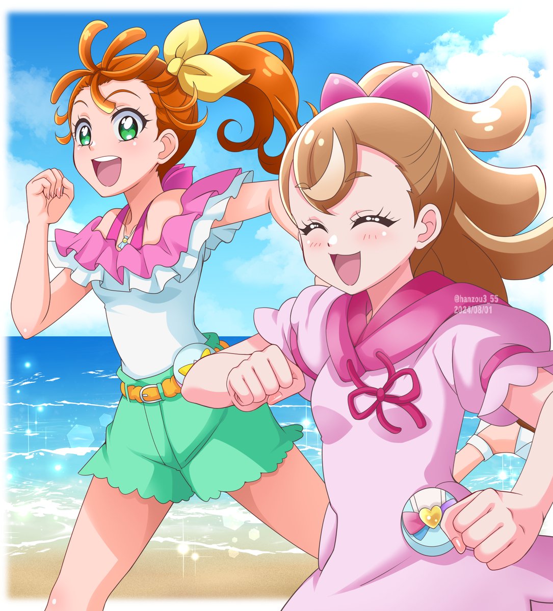 何となくこの二人は外見や雰囲気が似て気が合いそうなので、まなつ