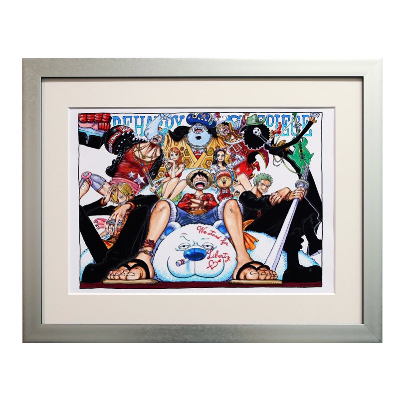 ワンピース ONE PIECE 高級複製原画 BA4−JF 額装高精細複製原画