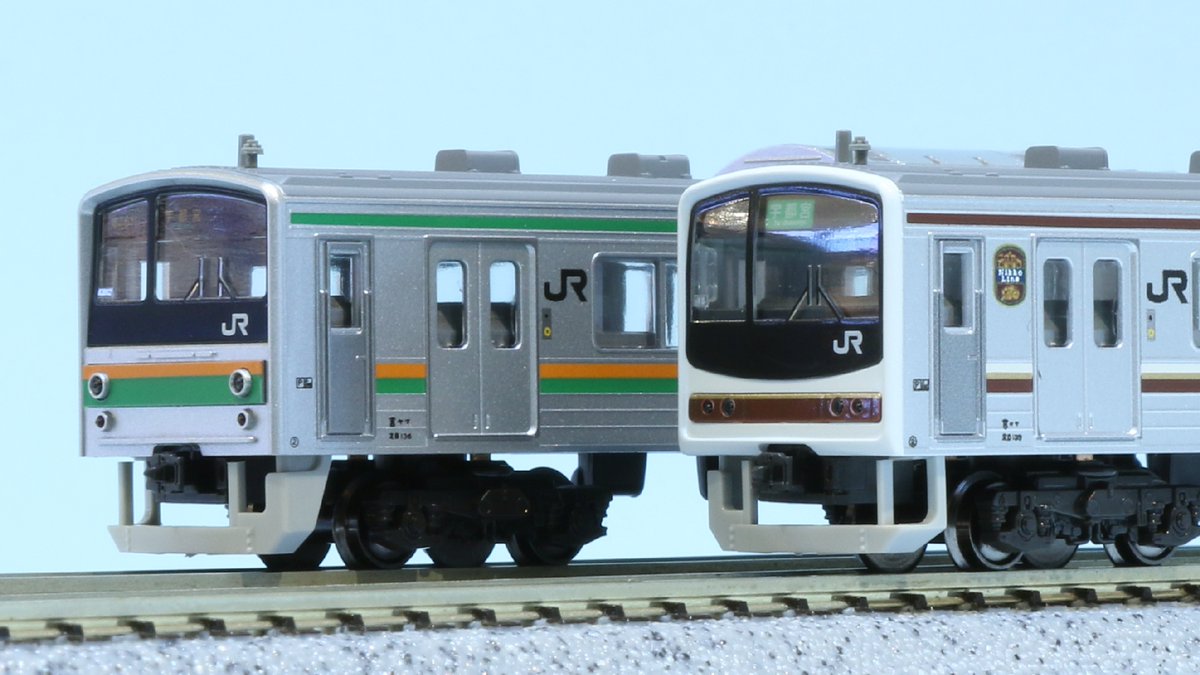 KATO京都駅店特製品】 205系600番台タイプ 宇都宮線(湘南色/日光色)8両