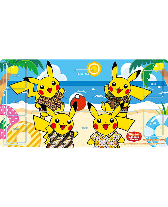 Pikachu Berkemeja Batik バティックシャツのピカチュウ」は✓セット