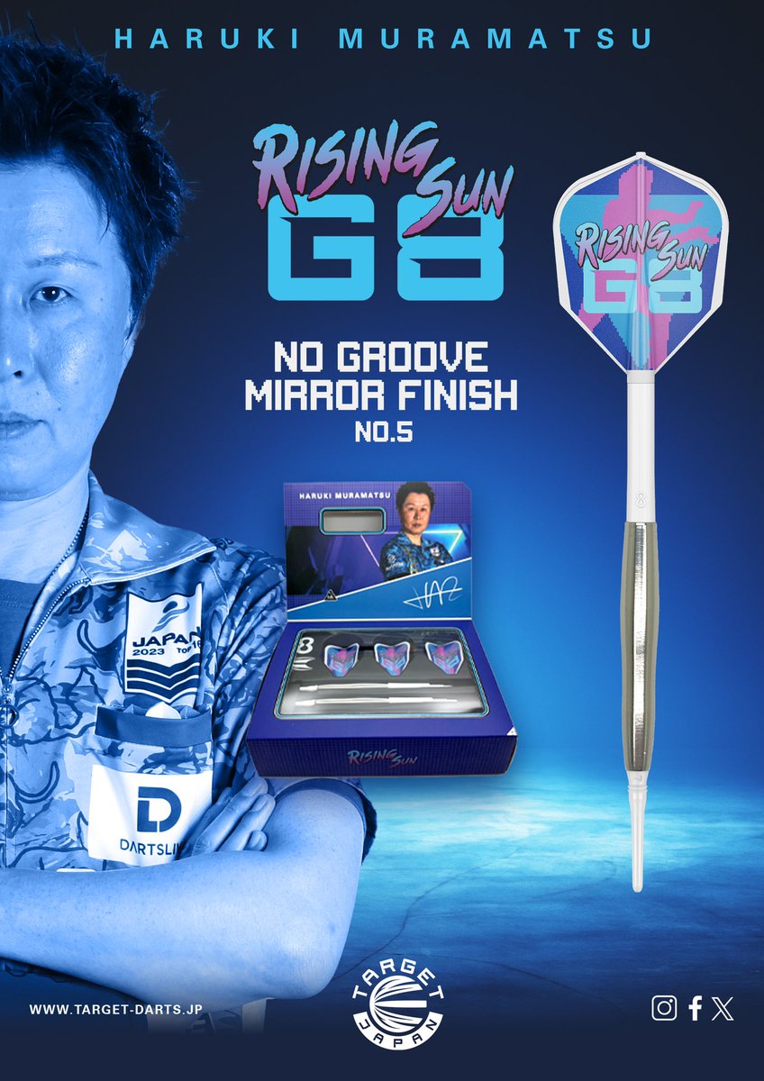▶︎RISING SUN G8 NO GROOVE MIRROR FINISH No.5 -村松治樹 G8を元に