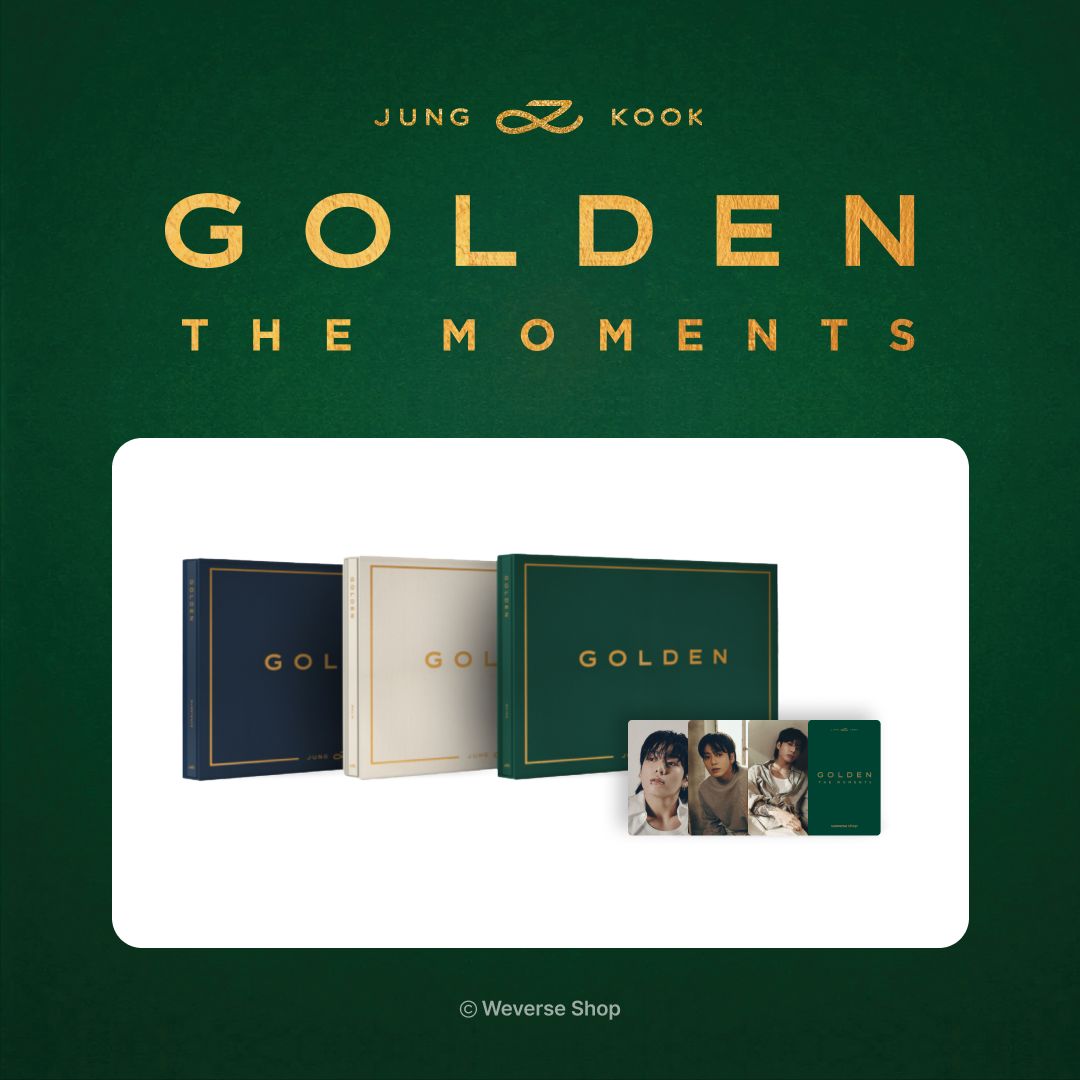 BTS #JUNGKOOK『GOLDEN : The Moments』記念 #WeverseShop Global 購入