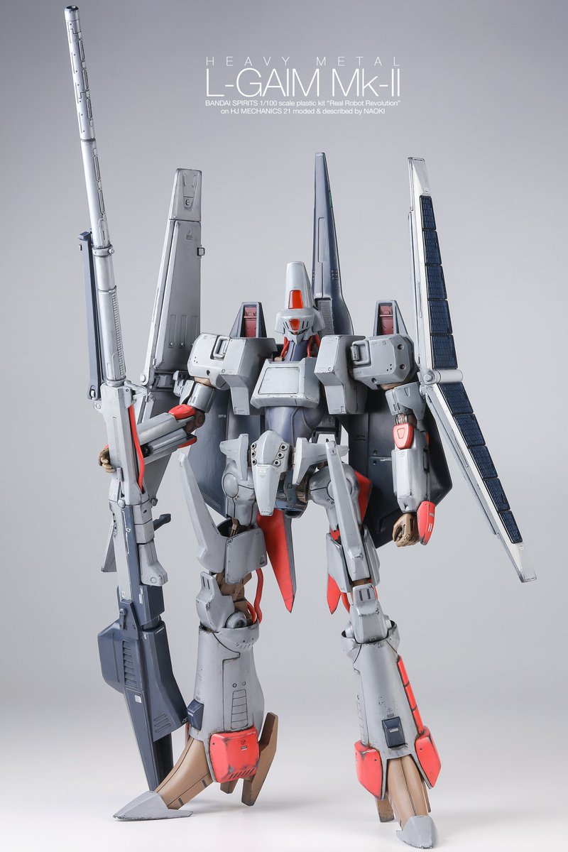HJメカニクス 21 本日発売！ 待望の #エルガイム 特集！ 表紙の1/100