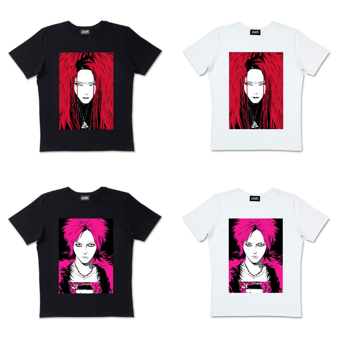 再販決定📣／ 【GAIN】hide x 上條淳士 コラボTシャツ（完全受注生産