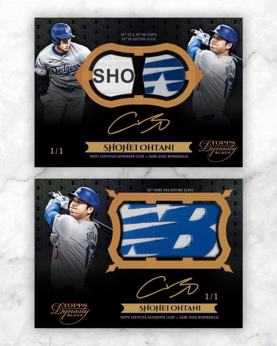 販売開始】topps公式サイトで大谷翔平50/50記念boxが日本時間で本日