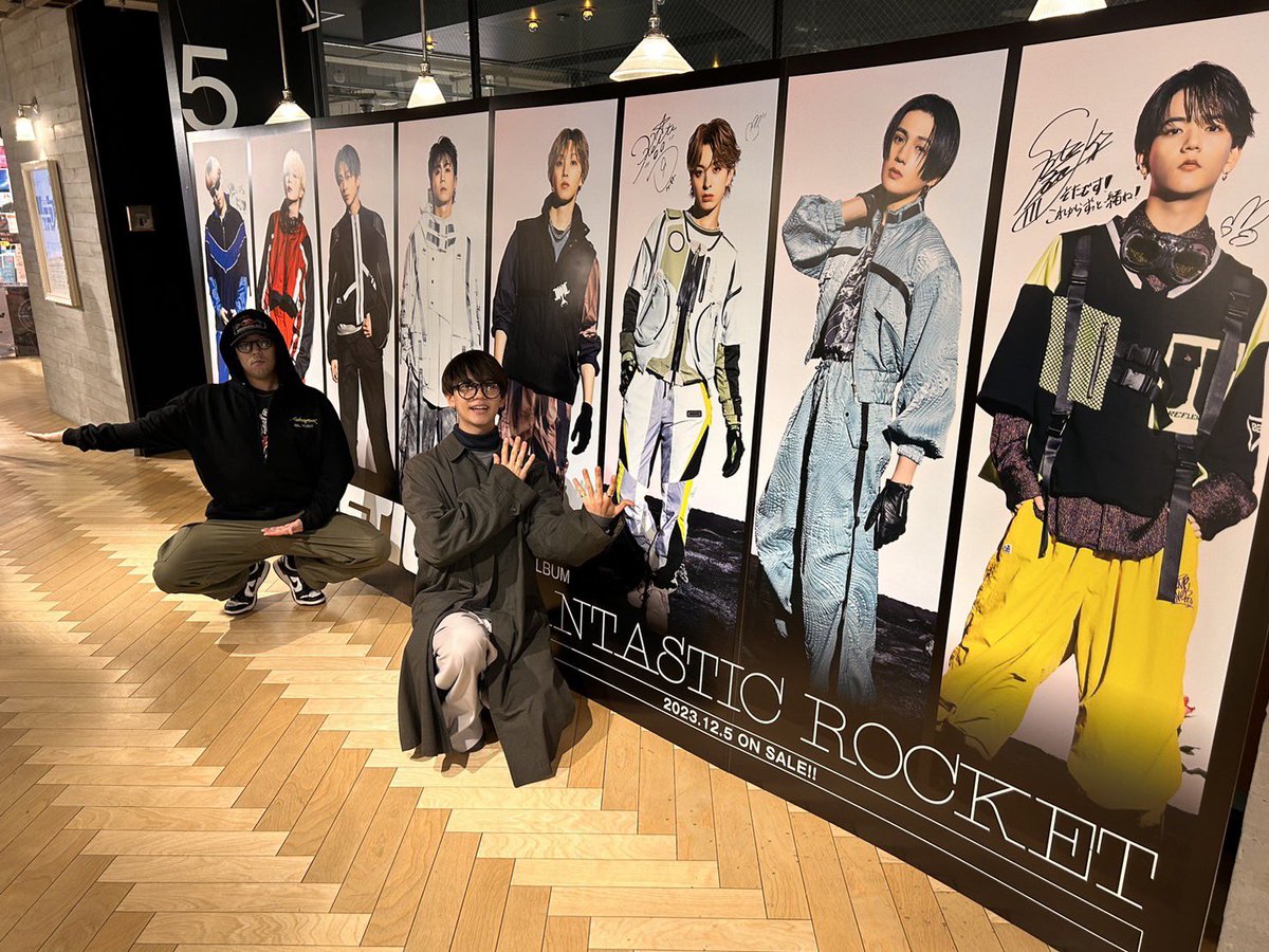 CDショップ訪問！💿／ #世界 と #中島颯太 が タワーレコード渋谷店