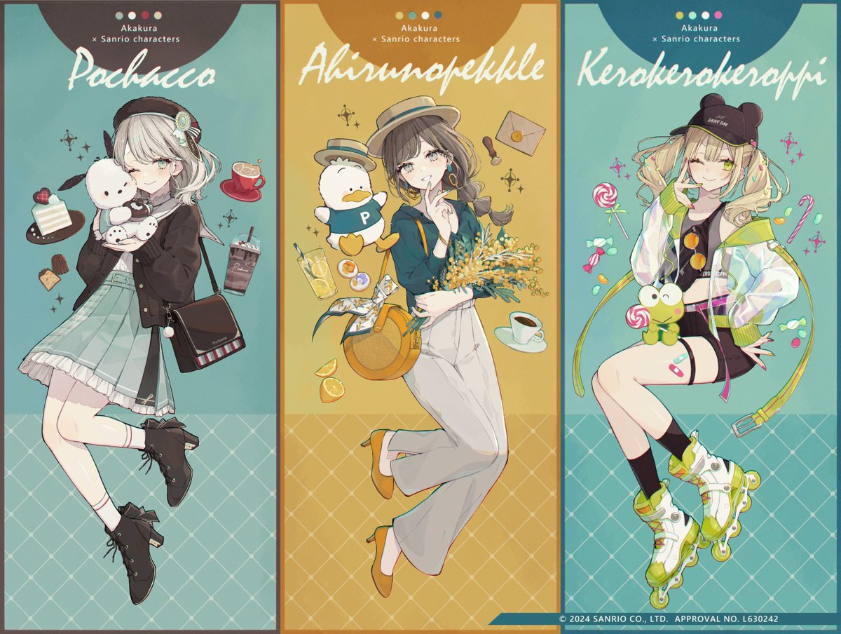 サンリオキャラ好き女子×12🎀