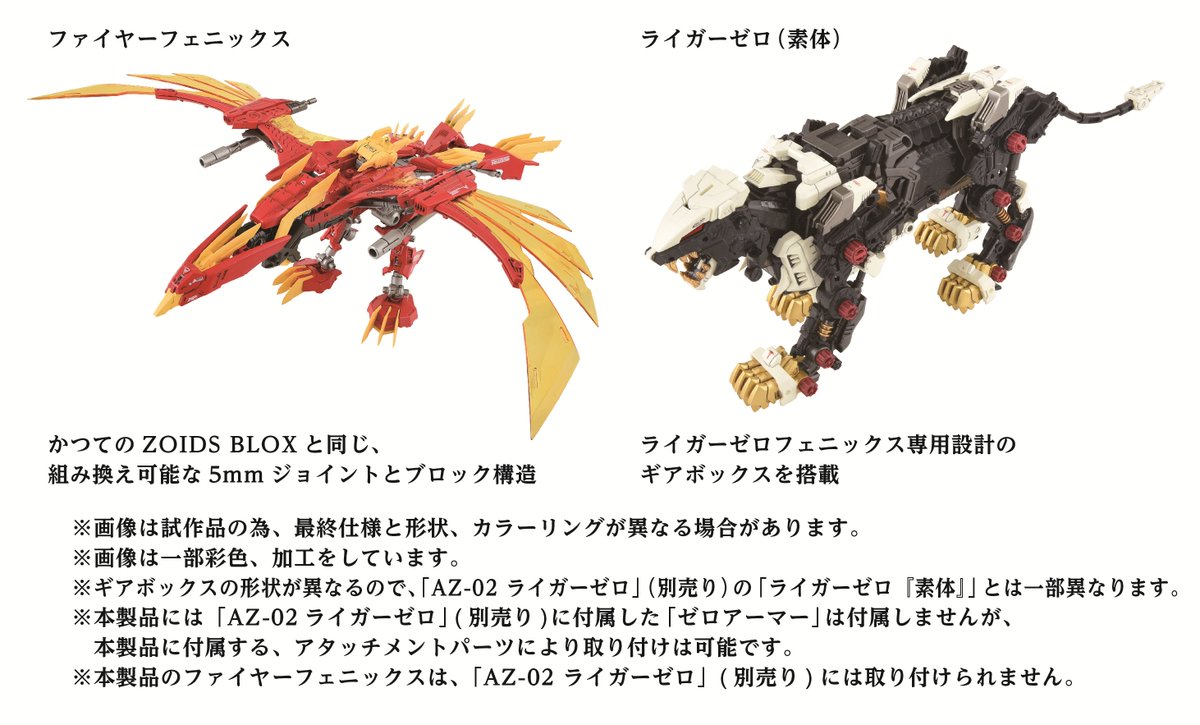40TH ANNIVERSARY ZOIDS AZ-06 ライガーゼロフェニックス アーマーを