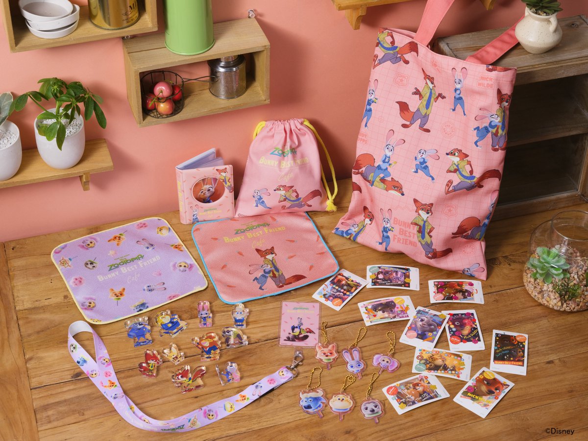 Zootopia」BUNNY BEST FRIEND OH MY CAFÉ ／ 【オンラインショップOPEN