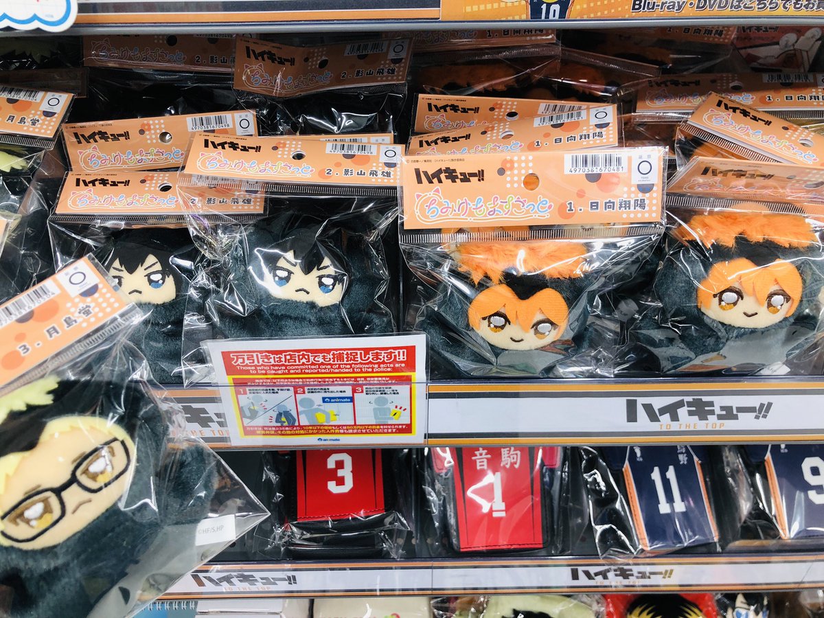 グッズ商品情報】 「ハイキュー ちみけもますこっと」 「ハイキュー お