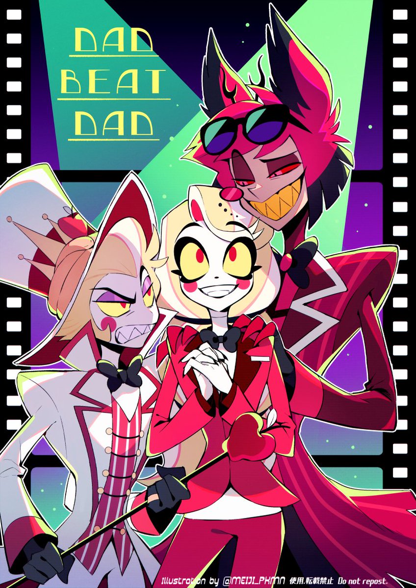 ルシファー vs アラスター （＆チャーリー） #ハズビンホテル #HazbinHotel