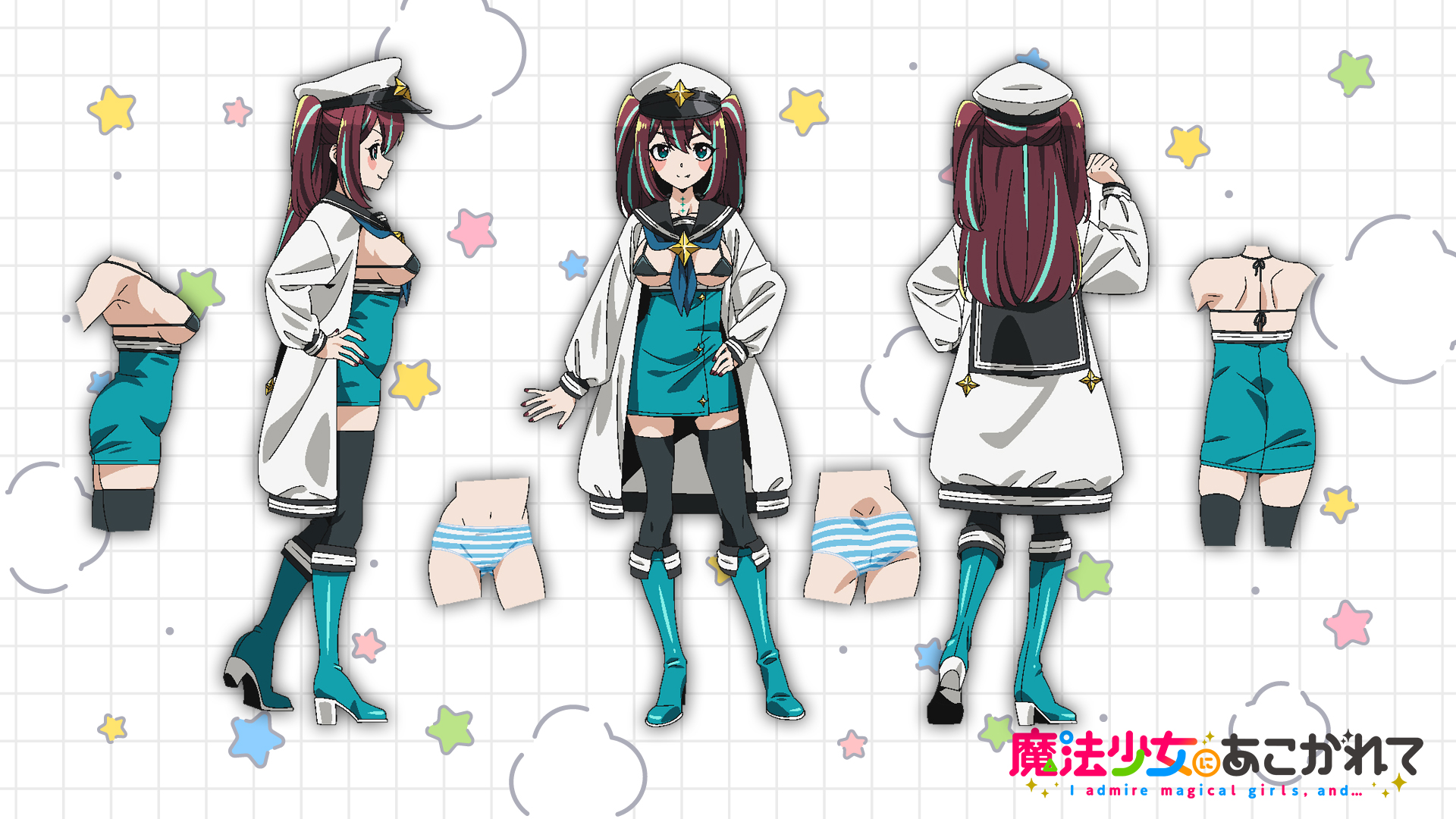 魔法少女にあこがれて SM大感謝祭 ロコムジカ パンツ型タオル 缶バッジ