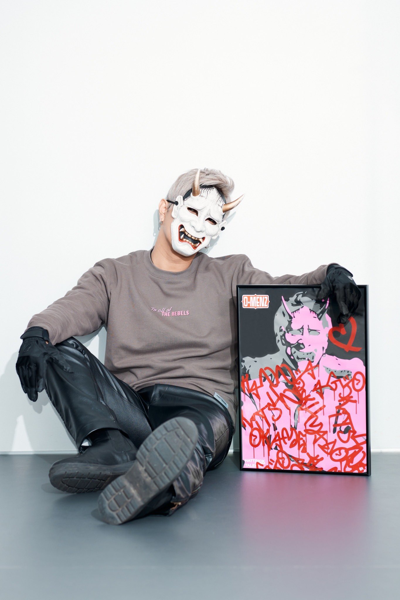 o_menz おかめ アクリルパネル 直筆サイン入り O-MENZ オーメンズ O