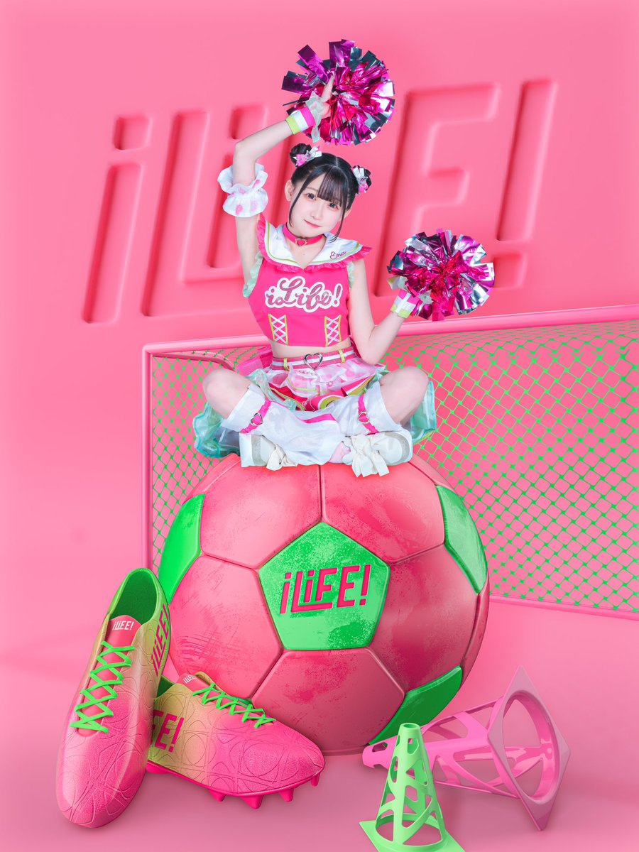 新アー写公開】 ♥向日えな ♡担当カラー 桃 ♥えなとひなたぼっこ