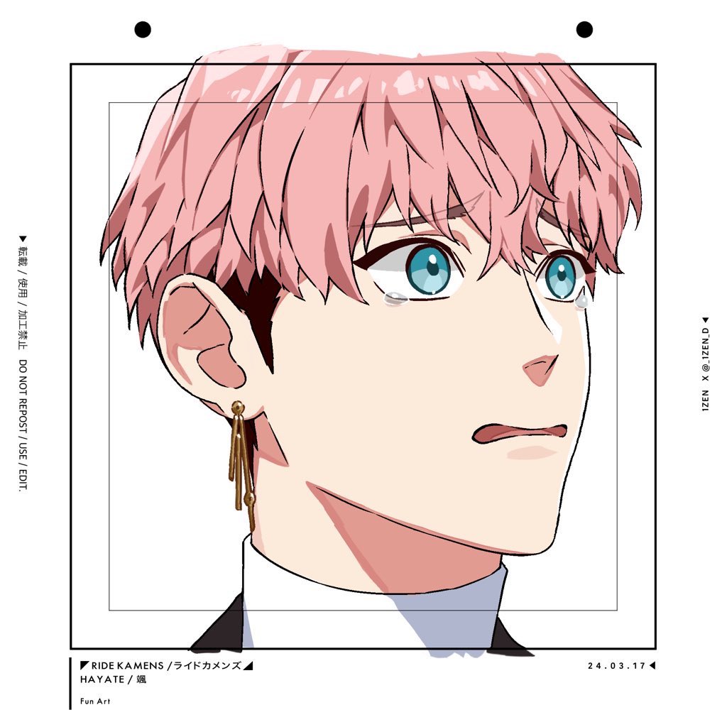 ◤ RIDE KAMENS / ライドカメンズ ◢ HAYATE / 颯 Fan Art _ 24.03.17