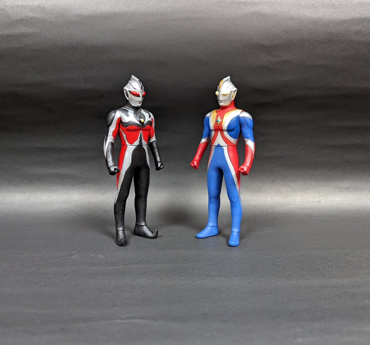 カオスウルトラマンカラミティのソフビが完成！ #カオスウルトラマン