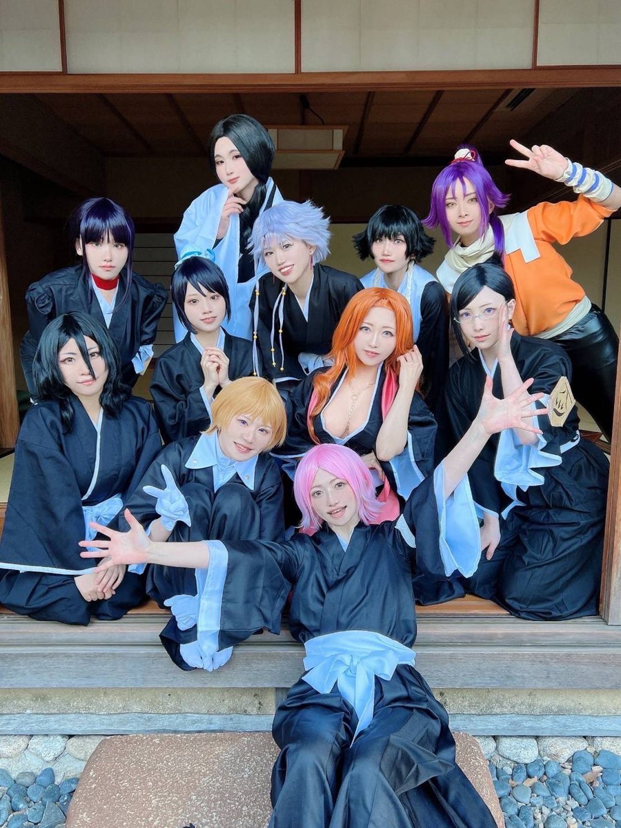 BLEACH/cosplay 女性死神協会で会議したよ〜！！ #女性死神協会0310