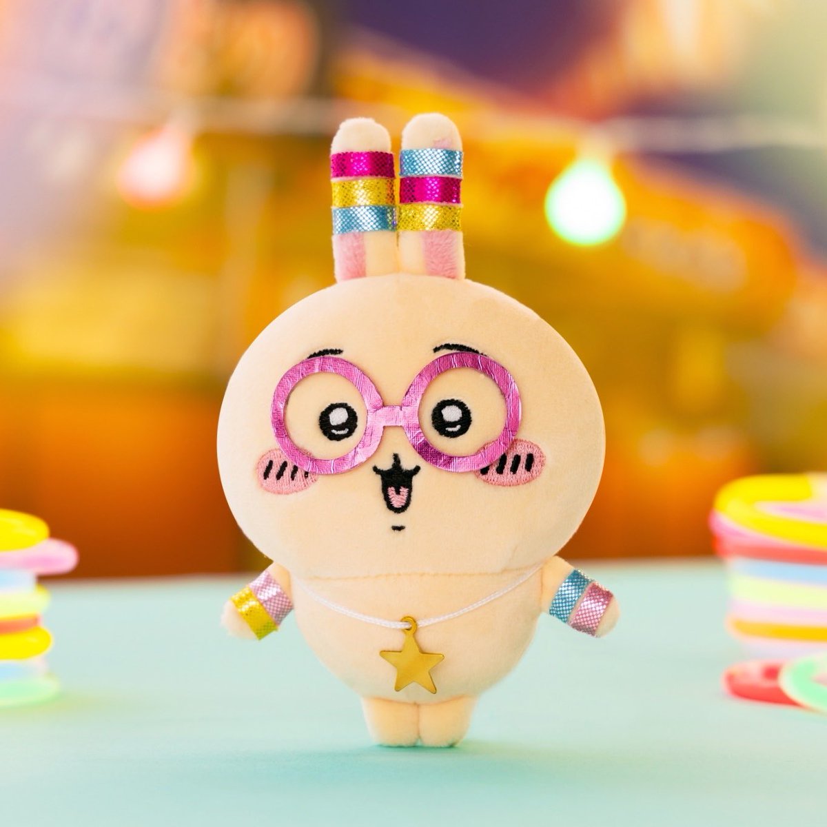 🌼予約受付中🌼 『光る！！輪っかをつけたうさぎマスコット