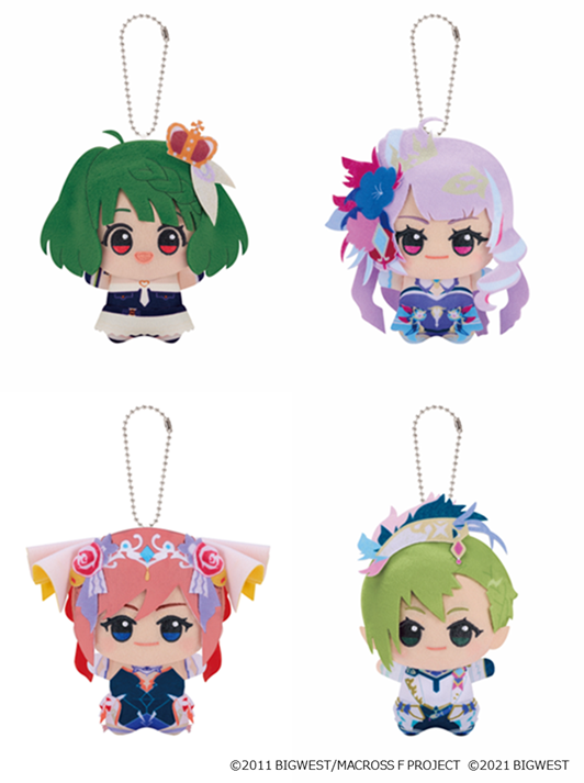 マクロスF #マクロスΔ ランカ、シェリル、ワルキューレの ＼ちびぐるみ