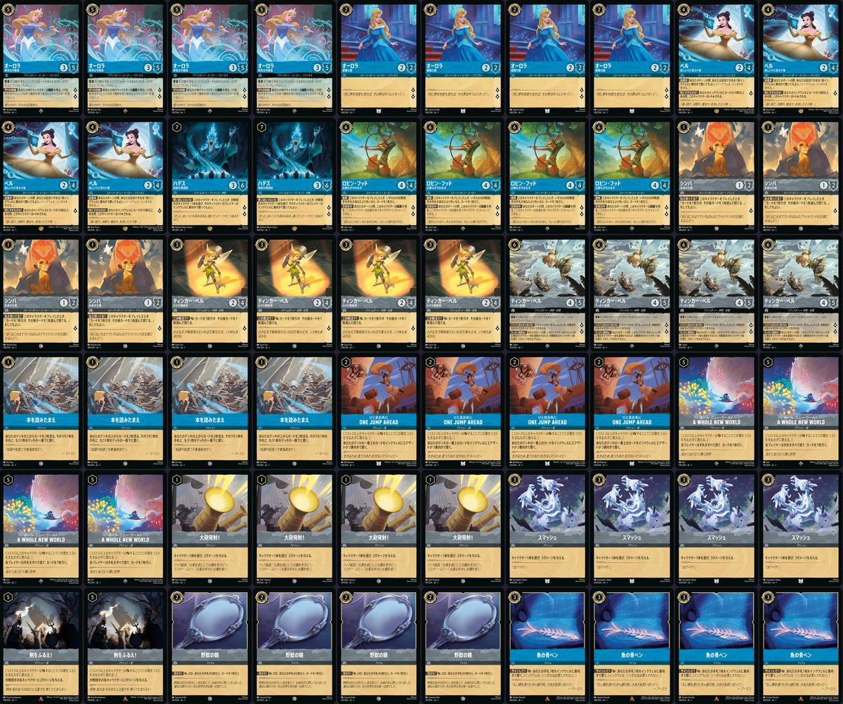 ロルカナ トップティア 環境デッキレシピ ✓ランプ（ルビー+サファイア