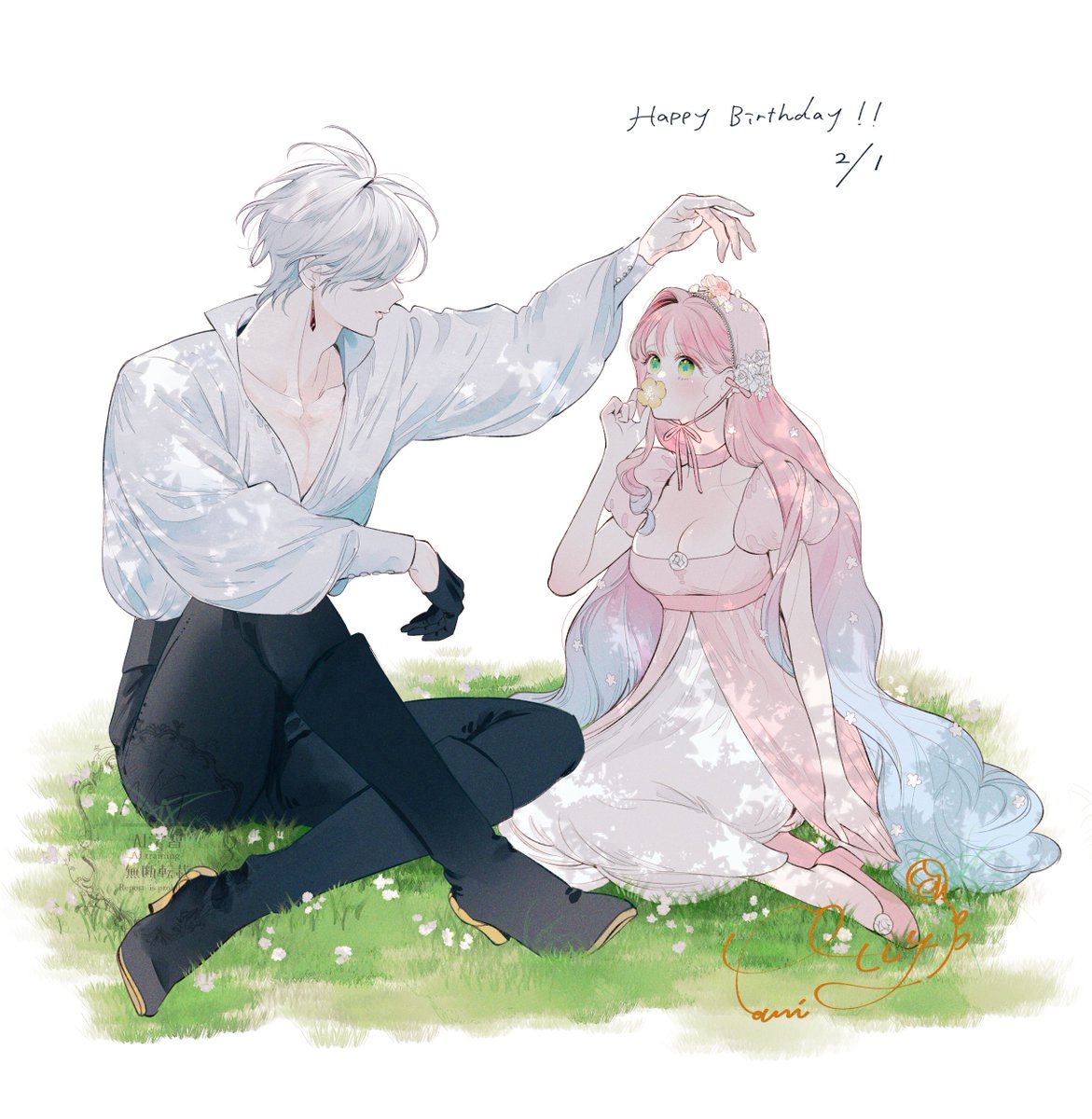 2月1日はステラのお誕生日です♡ #花メテ ＃花秘める君のメテオール