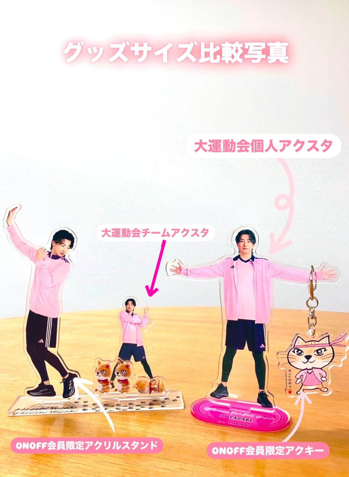 トライストーン大運動会 記念品 アクリルフォトスタンド アクリル