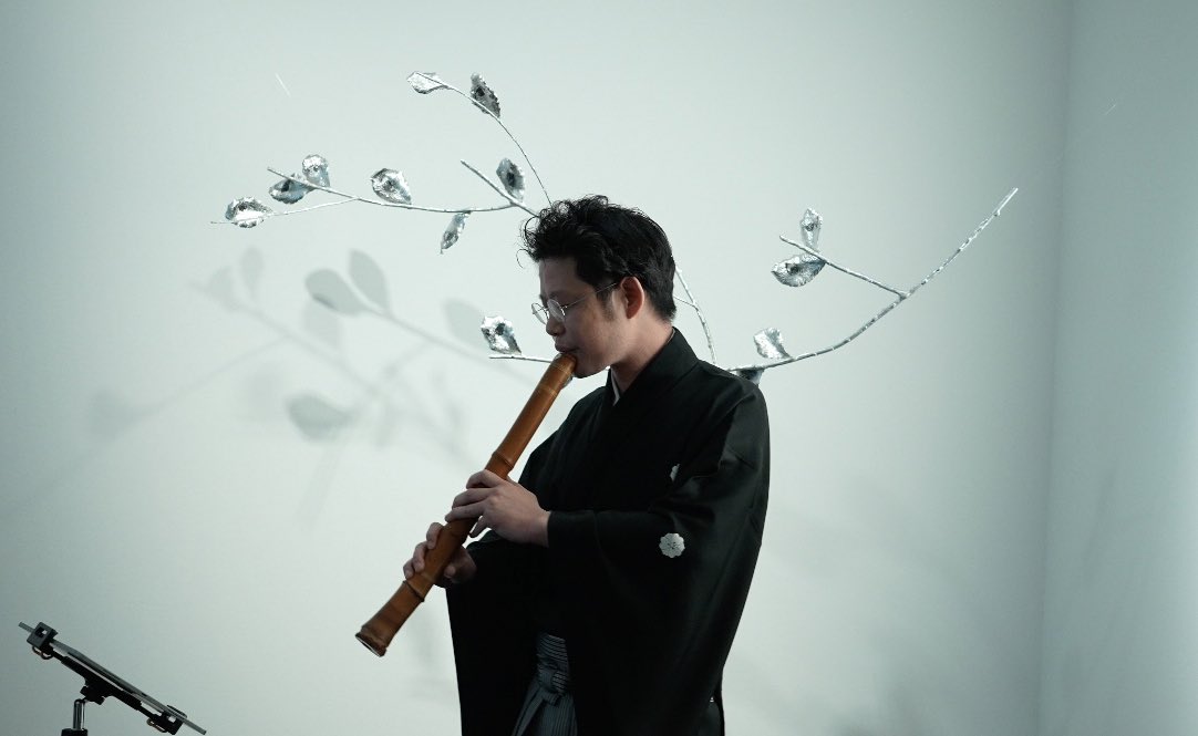 先日は今井貴絵(@mmuuqp )個展「沈黙の証言者」 レセプション演奏に