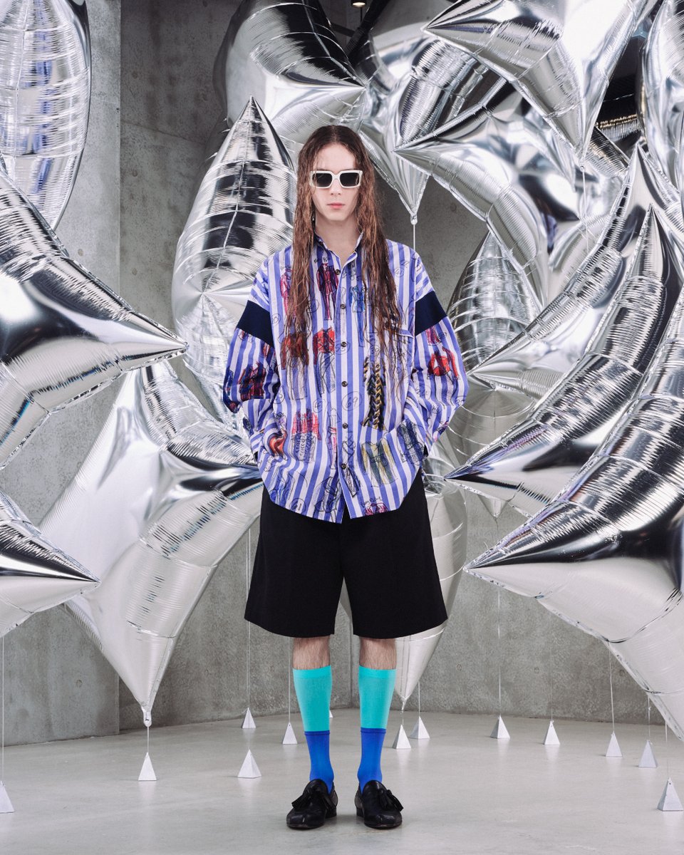 Vivienne Westwood MAN 2025春夏コレクションのメインプリントである