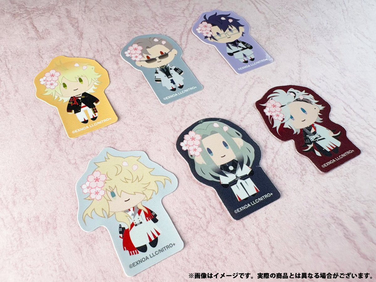 大本丸博 グッズ紹介】 御伴散歩 さくら装備フレークシールセットA~F