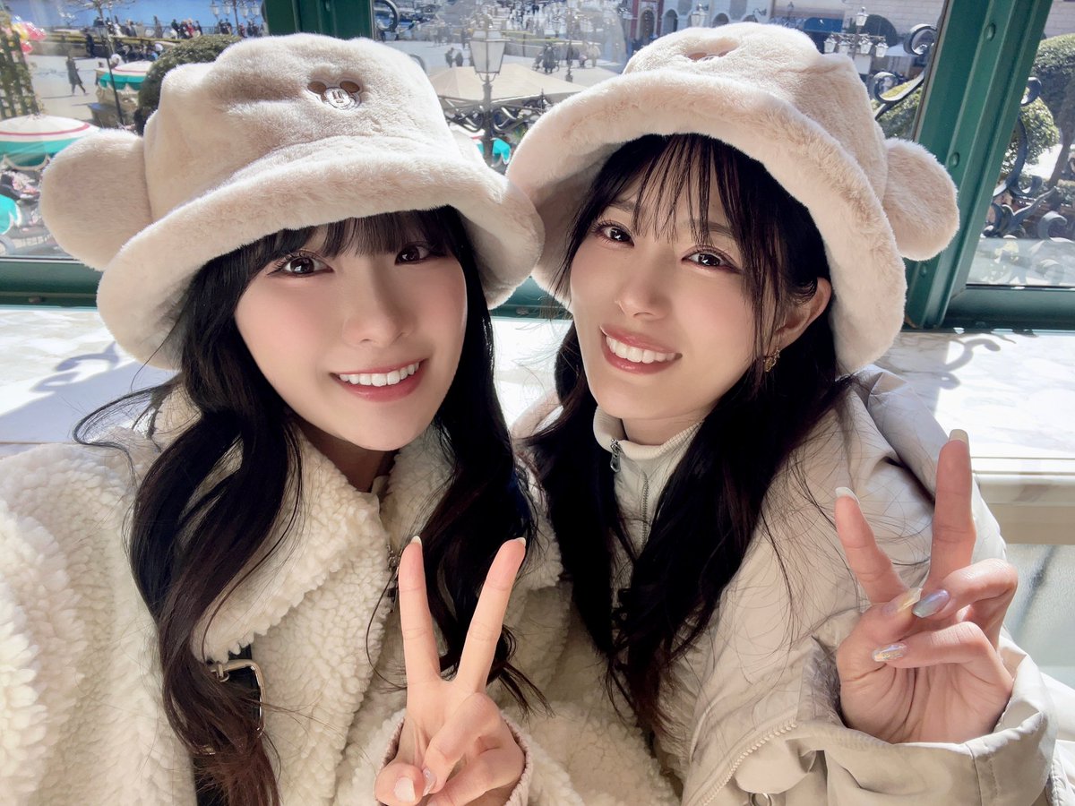 ちえ美さんと念願のディズニーに行けましたー！！✨ 朝からずーっと