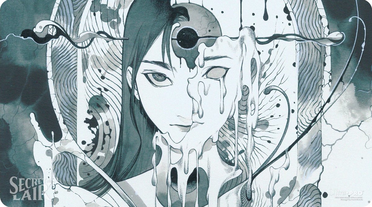 東京MTG通販に Secret Lairで登場した Peach Momoko先生のプレイマット