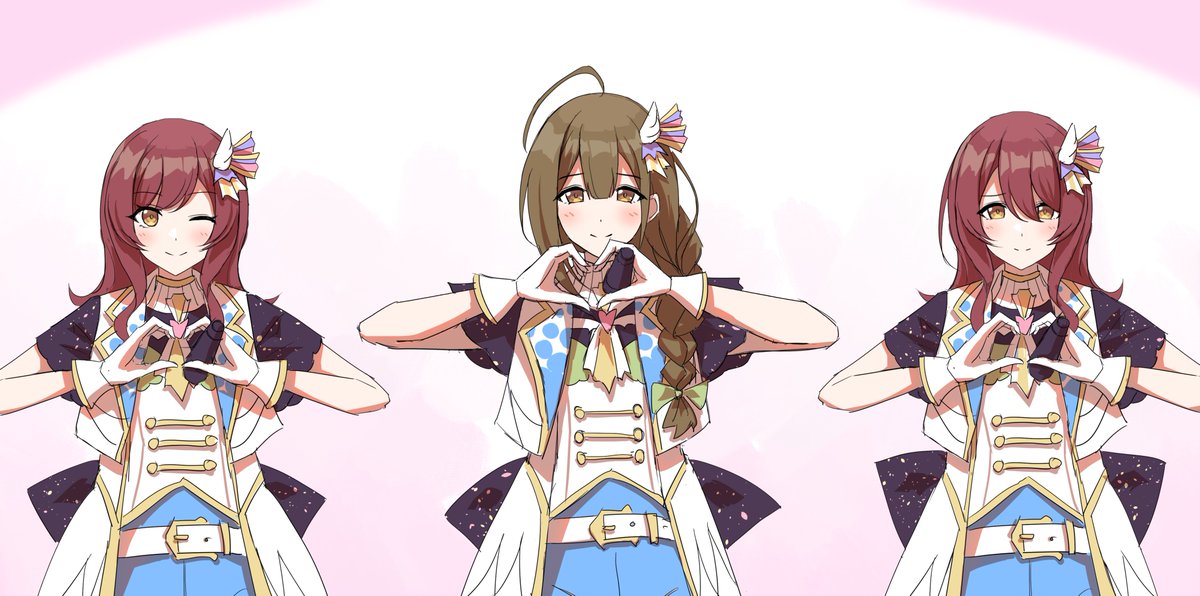 桑山千雪 ,大崎甘奈 ,大崎甜花 「」|James T.のイラスト