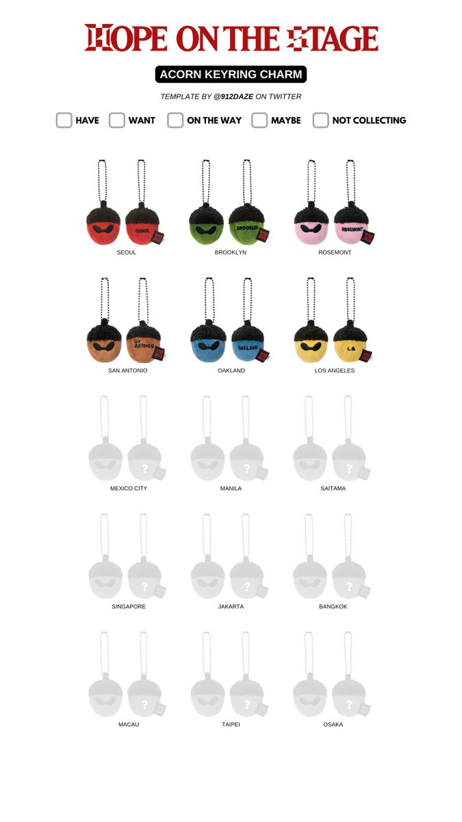 BTS J-HOPE HOBI HOTS HOS TOUR MD MERCH WISHLIST WL TEMPLATES