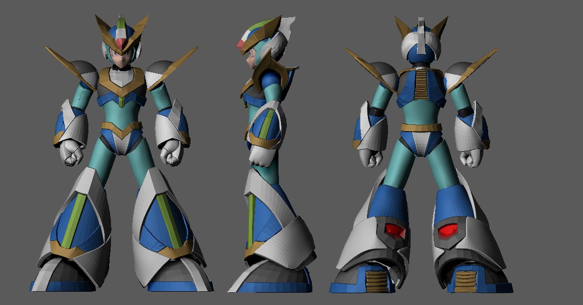 次は。。 Glide armor ロックマンX グライドアーマー #ロックマンX