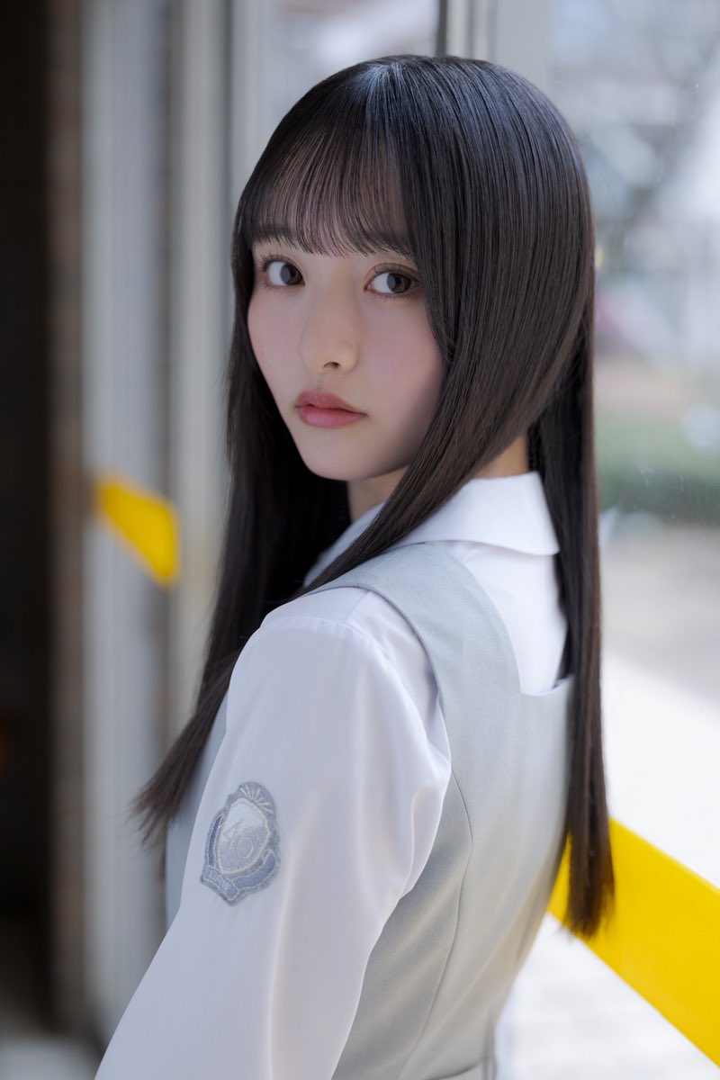 生写真 片山紗希 日向坂46 五期お披露目制服 直筆サイン