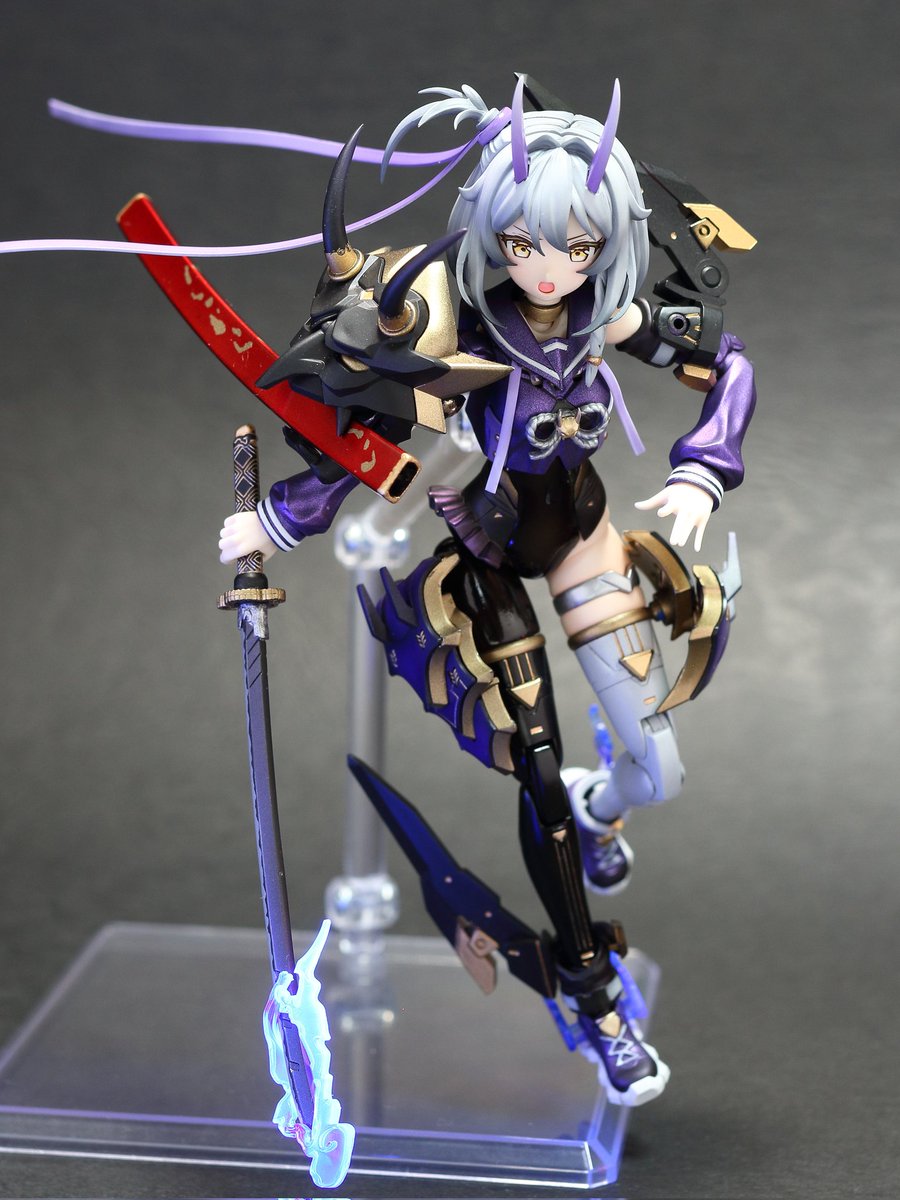 30MS ソウレイ 完成しました！ 鬼っ娘をSAMURAI風にカッコ可愛く仕上げ