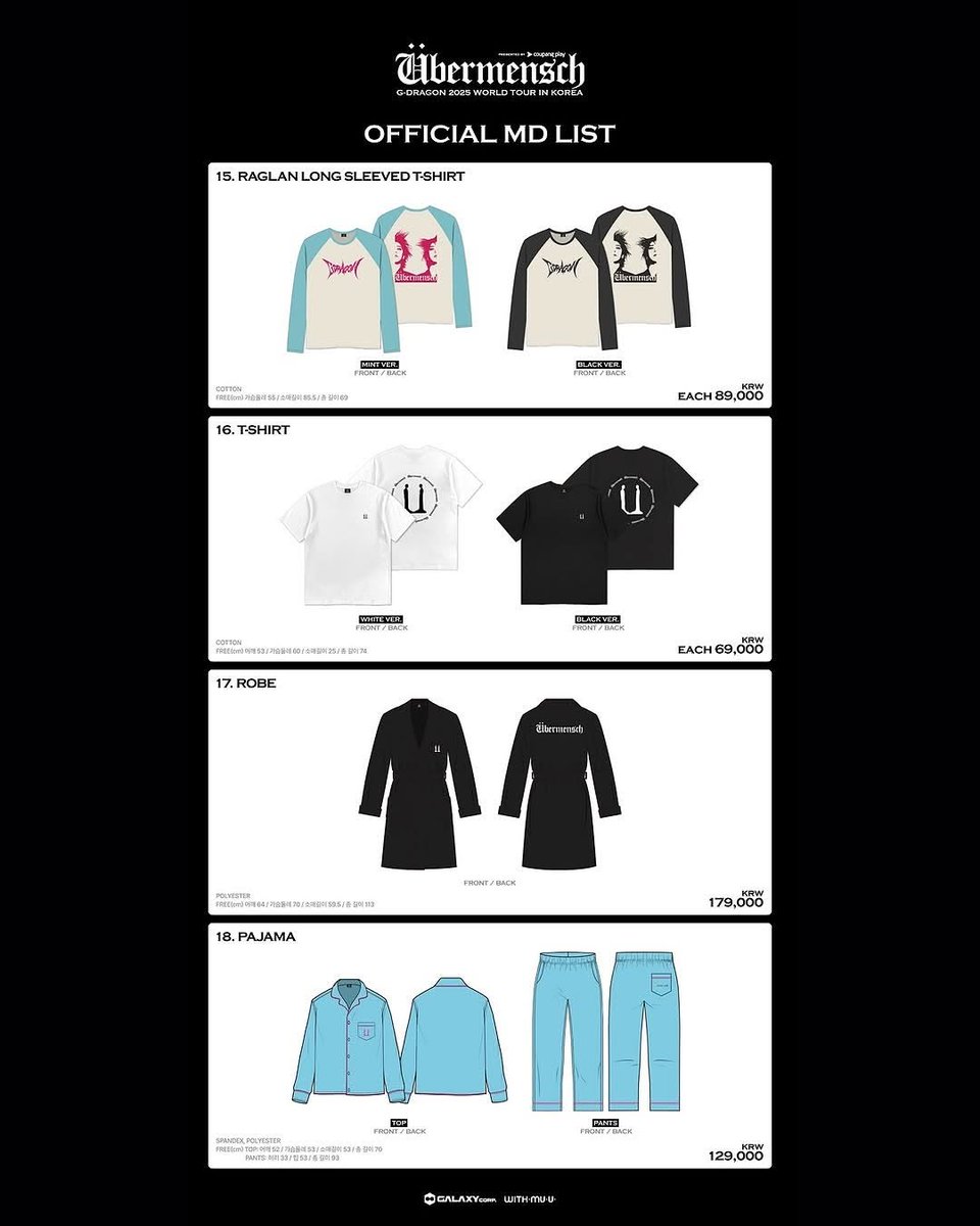 G-DRAGON、コンサートグッズ公開💚 ワールドツアーを控えているG-DAGON