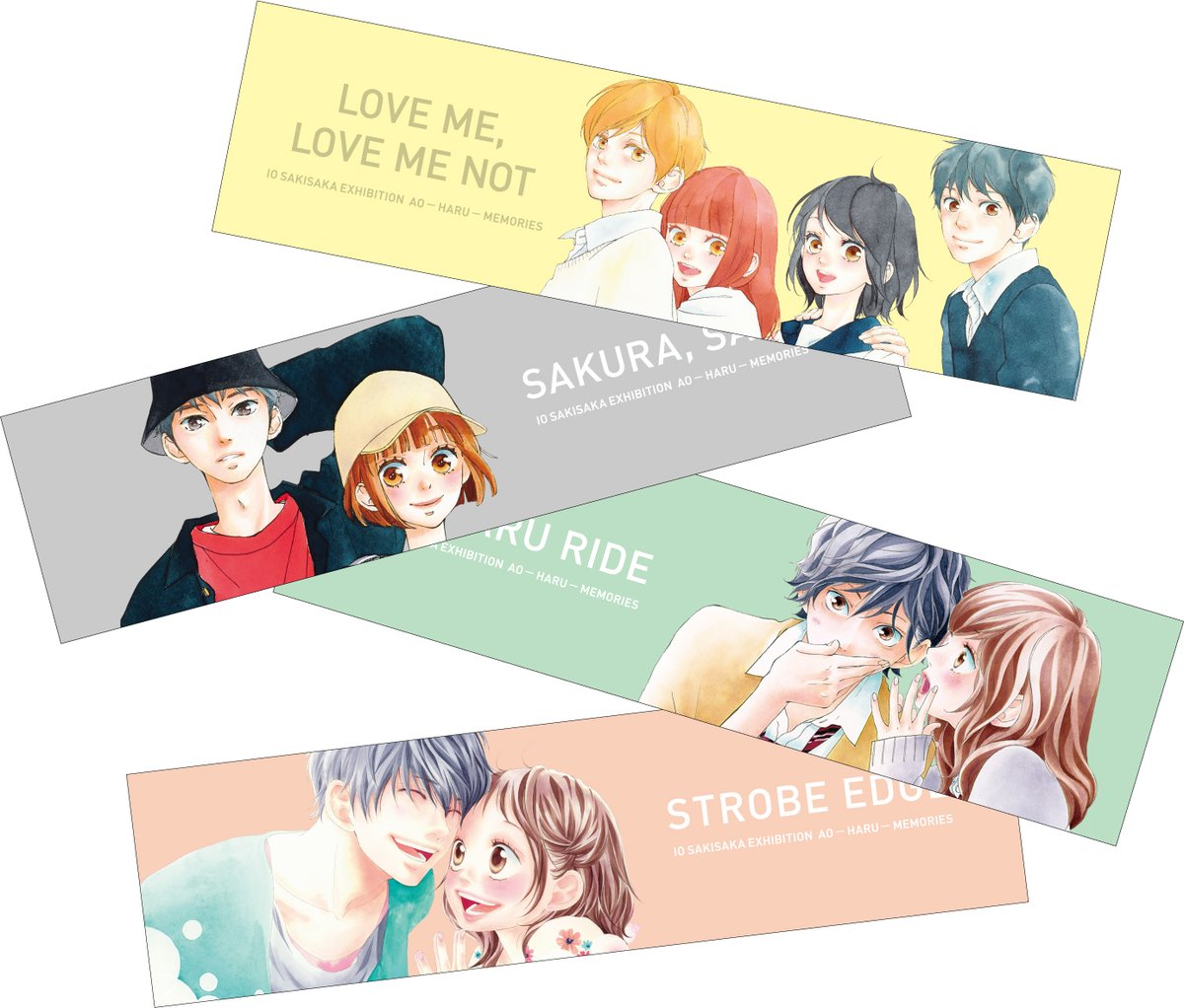 咲坂伊緒展 アオハルノキオク」グッズがオンラインショップで販売中