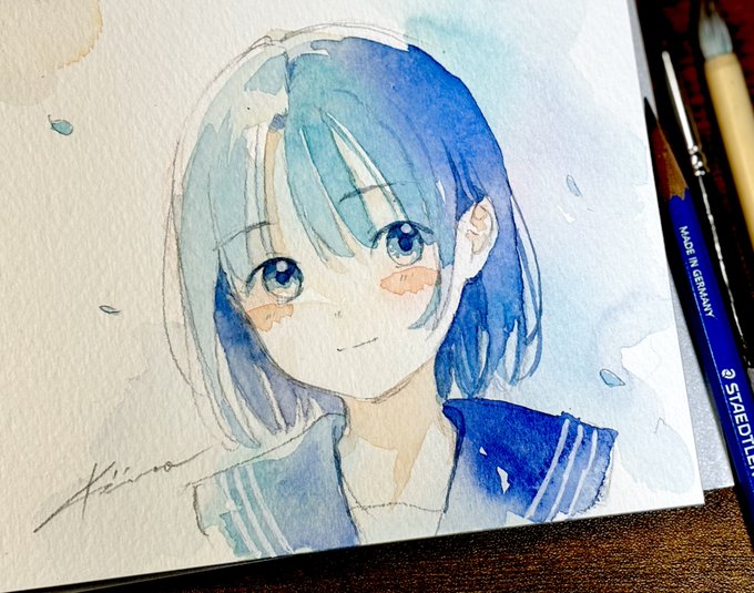 青瀬きいろのイラスト