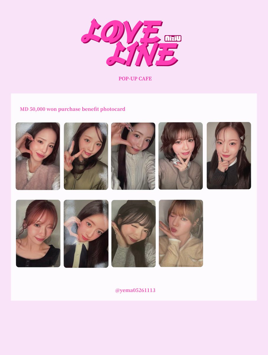 ✦𝐍𝐢𝐳𝐢𝐔 𝑳𝑶𝑽𝑬 𝑳𝑰𝑵𝑬 🩷 POP-UP CAFE ラキドロ ポラ 特典