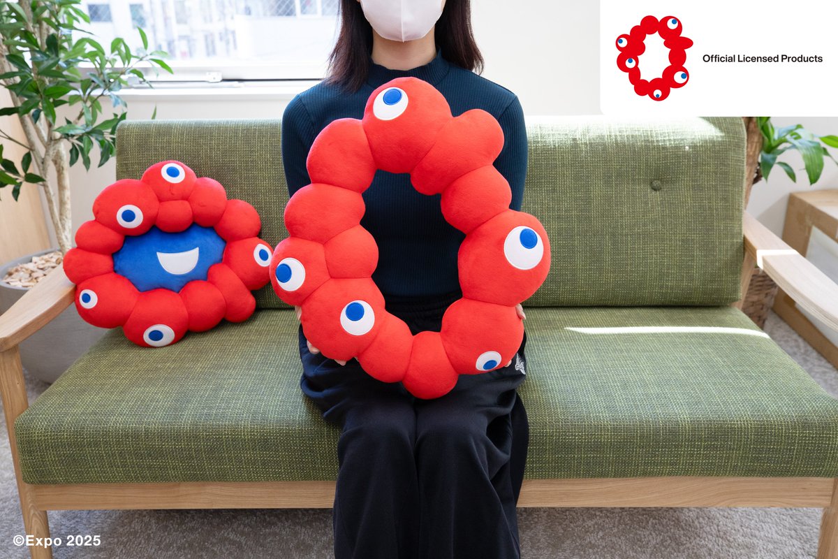 🔴4月発売商品紹介🔵 【EXPO2025 ミャクミャク なりきりクッション