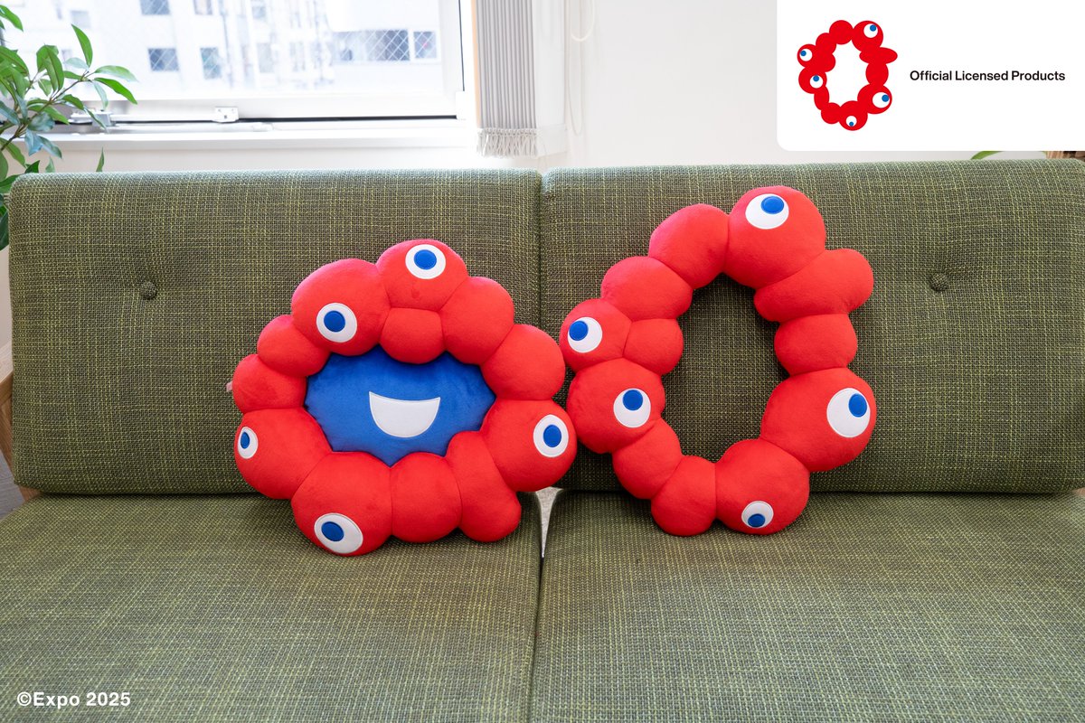 🔴4月発売商品紹介🔵 【EXPO2025 ミャクミャク なりきりクッション