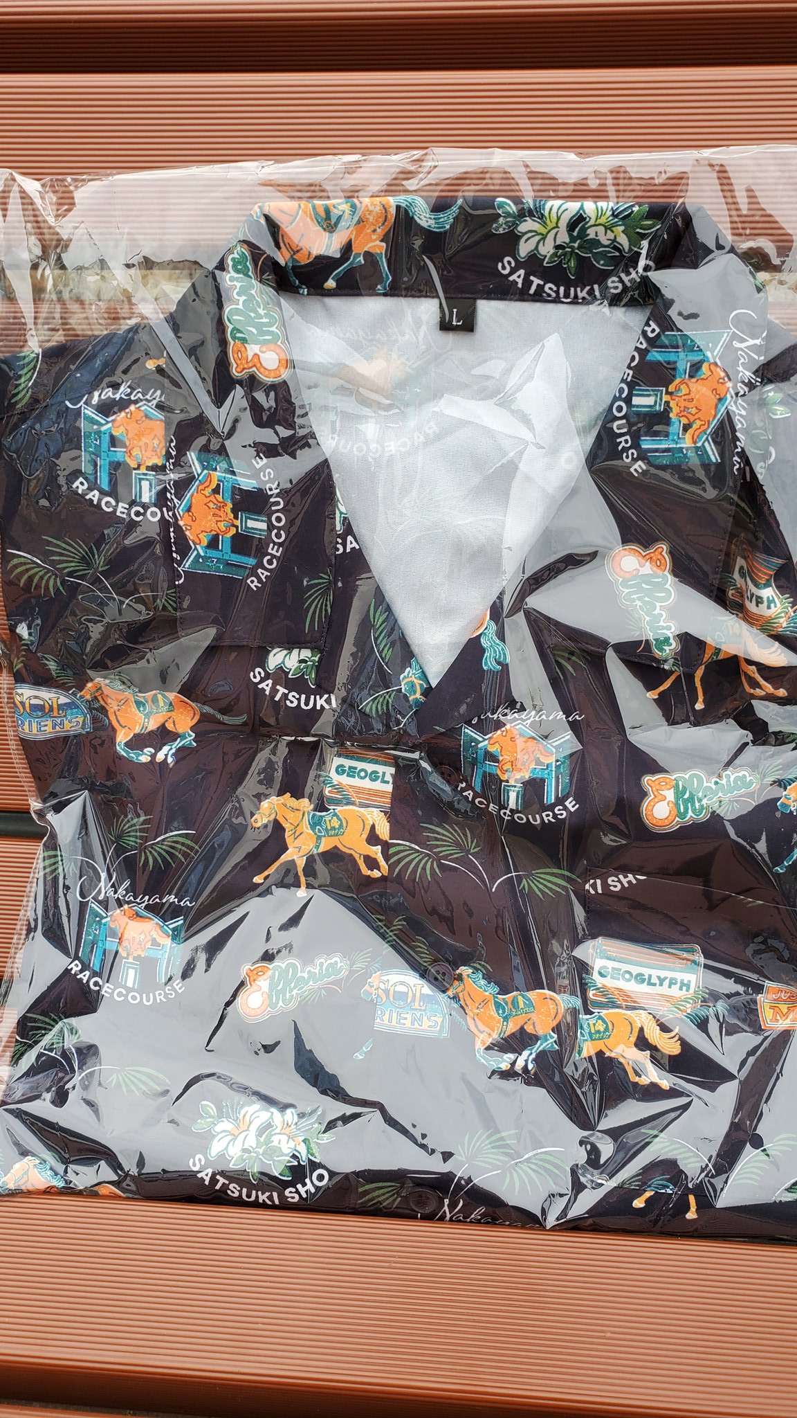 2025 皐月賞 中山競馬場 ウェルカムチャンス アロハシャツLサイズ