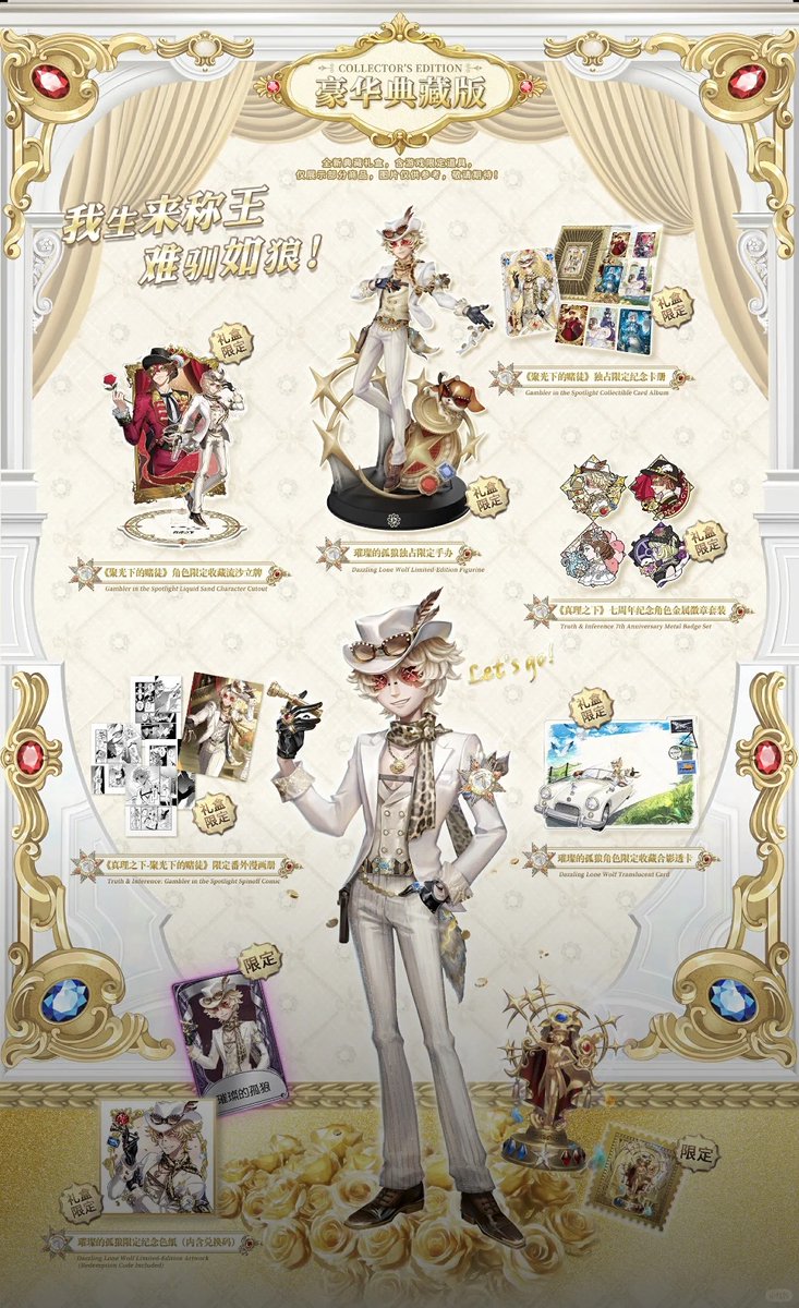 第五人格 7周年 中国グッズ 探鉱者「真理之下」シリーズ 7周年記念限定