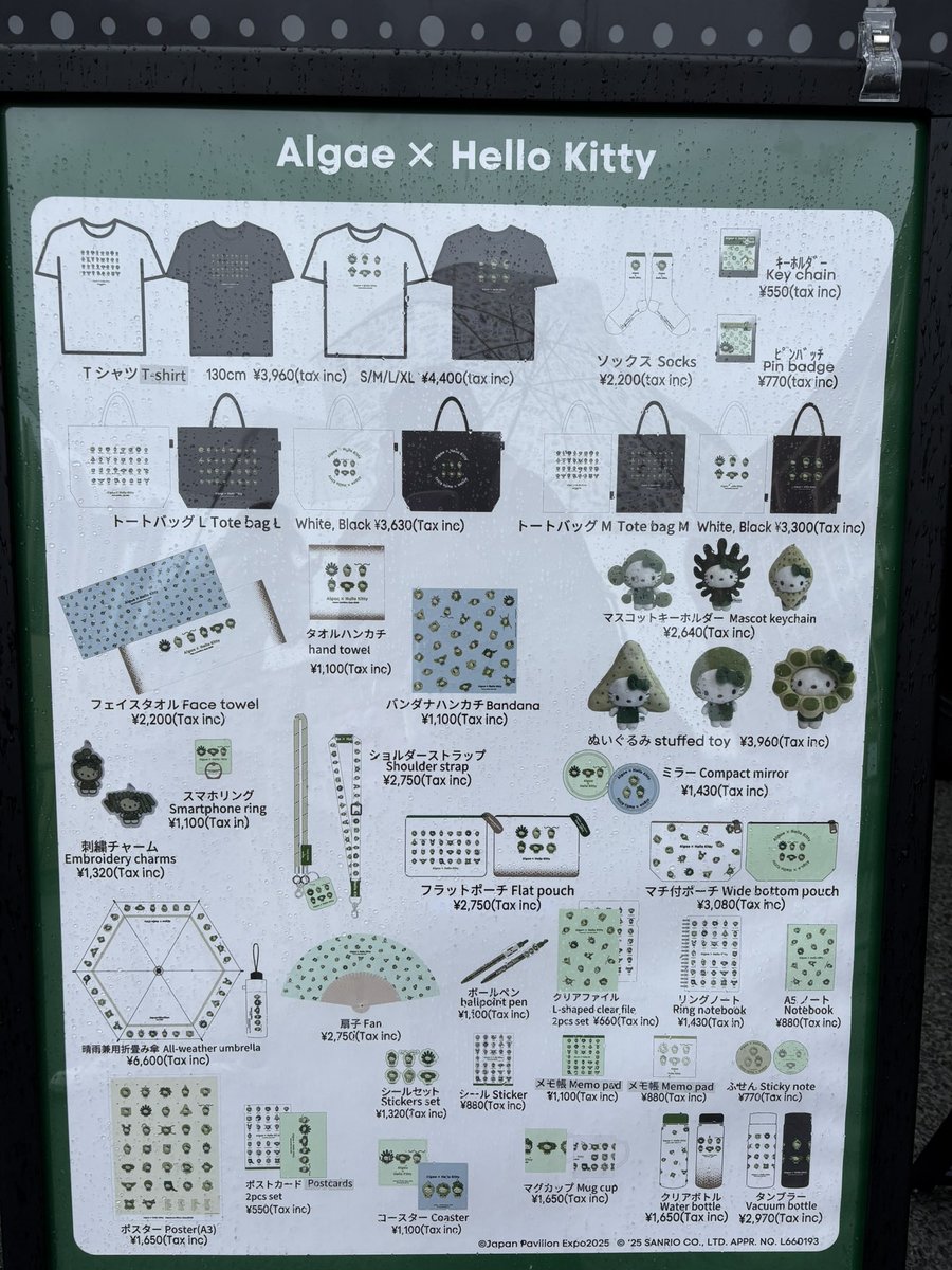 日本館の藻キティグッズ可愛い🩷 #キティ #関西大阪万博 #万博 #日本館