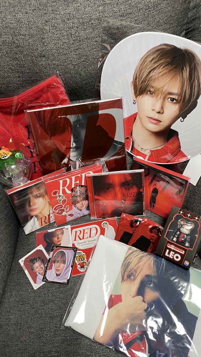 ソロコンのグッズも届いた〜！ Ryosuke Yamada｢RED｣アルバムもグッズも